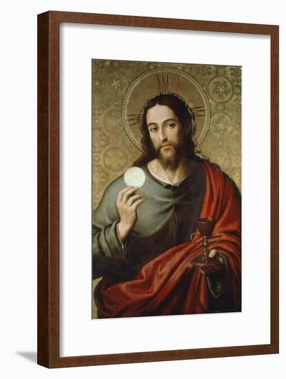 Christ the Host-Vicente Juan Macip-Framed Giclee Print