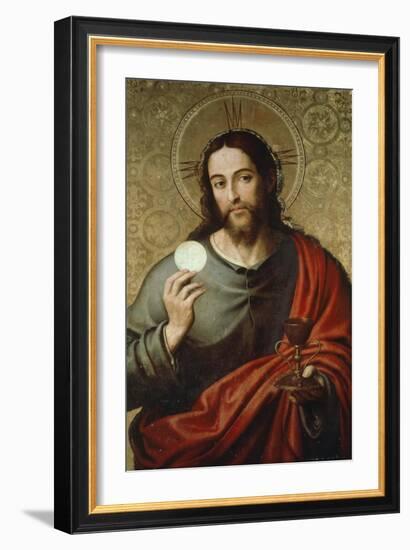 Christ the Host-Vicente Juan Macip-Framed Giclee Print