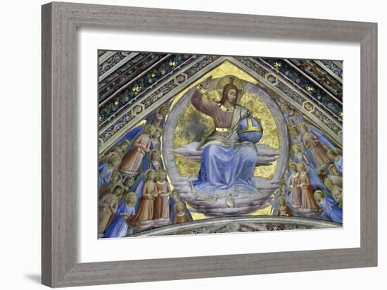 Christ the Judge Amongst Angels, 1447-Fra Angelico-Framed Giclee Print