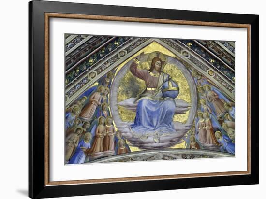 Christ the Judge Amongst Angels, 1447-Fra Angelico-Framed Giclee Print