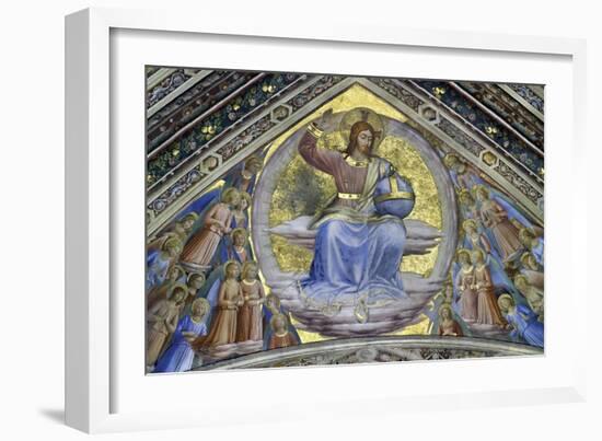 Christ the Judge Amongst Angels, 1447-Fra Angelico-Framed Giclee Print