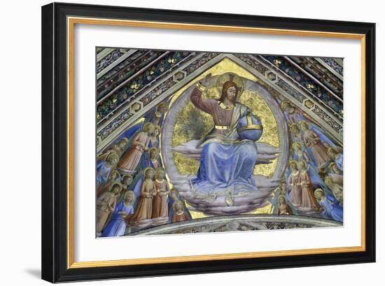 Christ the Judge Amongst Angels, 1447-Fra Angelico-Framed Giclee Print