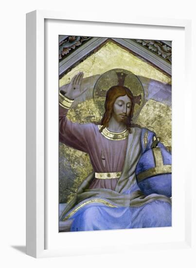 Christ the Judge Amongst Angels, Detail with Christ, 1447-Fra Angelico-Framed Giclee Print