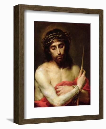Christ the Man of Sorrows-Bartolome Esteban Murillo-Framed Giclee Print