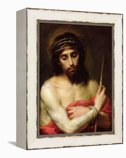 Christ the Man of Sorrows-Bartolome Esteban Murillo-Framed Premier Image Canvas