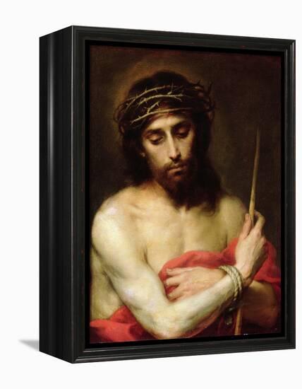 Christ the Man of Sorrows-Bartolome Esteban Murillo-Framed Premier Image Canvas