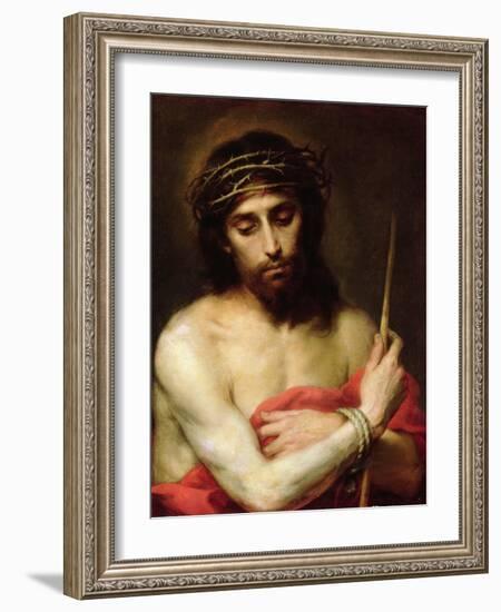 Christ the Man of Sorrows-Bartolome Esteban Murillo-Framed Giclee Print