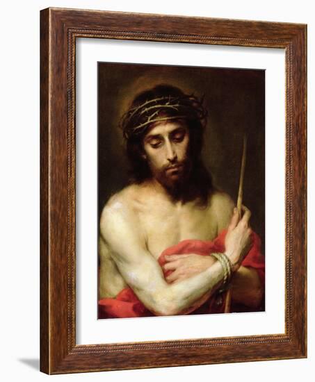 Christ the Man of Sorrows-Bartolome Esteban Murillo-Framed Giclee Print