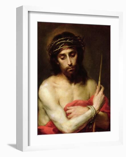 Christ the Man of Sorrows-Bartolome Esteban Murillo-Framed Giclee Print