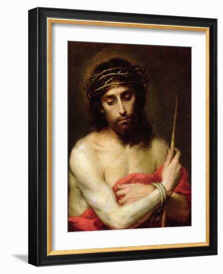 Christ the Man of Sorrows-Bartolome Esteban Murillo-Framed Giclee Print