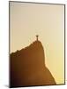 Christ the Redeemer and Corcovado Mountain at sunrise, Rio de Janeiro, Brazil, South America-Karol Kozlowski-Mounted Photographic Print