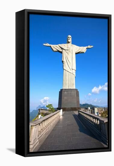 Christ The Redeemer Statue In Rio De Janeiro In Brazil-OSTILL-Framed Premier Image Canvas