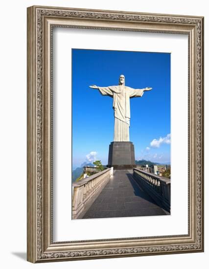 Christ The Redeemer Statue In Rio De Janeiro In Brazil-OSTILL-Framed Photographic Print