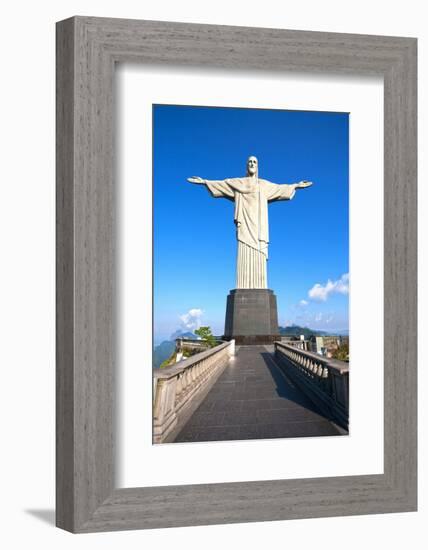 Christ The Redeemer Statue In Rio De Janeiro In Brazil-OSTILL-Framed Photographic Print