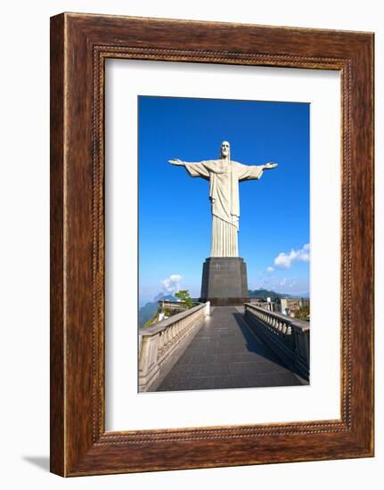 Christ The Redeemer Statue In Rio De Janeiro In Brazil-OSTILL-Framed Photographic Print