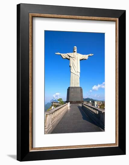 Christ The Redeemer Statue In Rio De Janeiro In Brazil-OSTILL-Framed Photographic Print