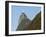 Christ the Redeemer statue on top of the Corcovado Mountain viewed from Santa Marta, Rio de Janeiro-Karol Kozlowski-Framed Photographic Print