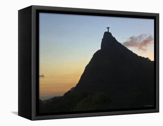 Christ the Redeemer Statue, Rio de Janeiro, Brazil-Demetrio Carrasco-Framed Premier Image Canvas