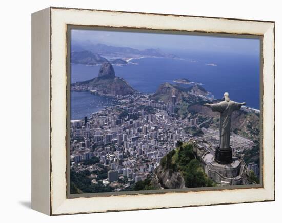 Christ the Redeemer Statue Rio de Janeiro, Brazil-null-Framed Premier Image Canvas