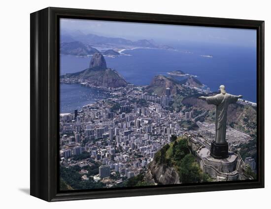 Christ the Redeemer Statue Rio de Janeiro, Brazil-null-Framed Premier Image Canvas