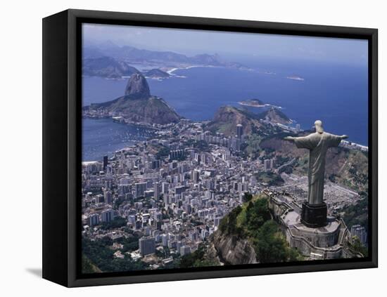 Christ the Redeemer Statue Rio de Janeiro, Brazil-null-Framed Premier Image Canvas