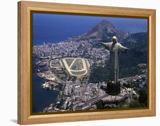 Christ the Redeemer Statue Rio de Janeiro Brazil-null-Framed Premier Image Canvas