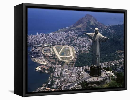 Christ the Redeemer Statue Rio de Janeiro Brazil-null-Framed Premier Image Canvas