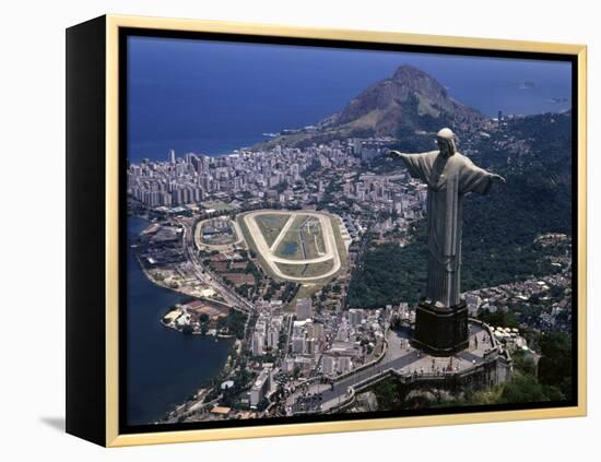 Christ the Redeemer Statue Rio de Janeiro Brazil-null-Framed Premier Image Canvas