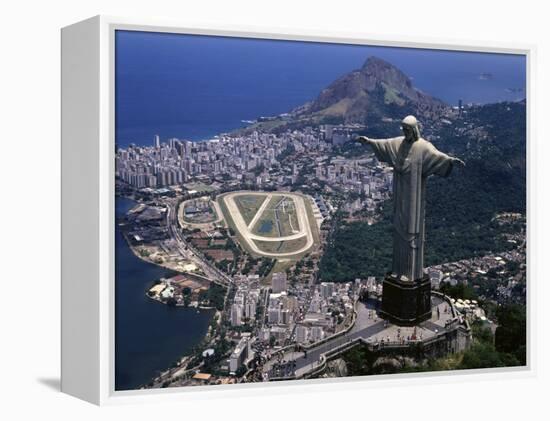 Christ the Redeemer Statue Rio de Janeiro Brazil-null-Framed Premier Image Canvas