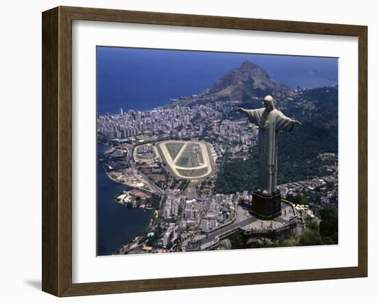 Christ the Redeemer Statue Rio de Janeiro Brazil-null-Framed Photographic Print