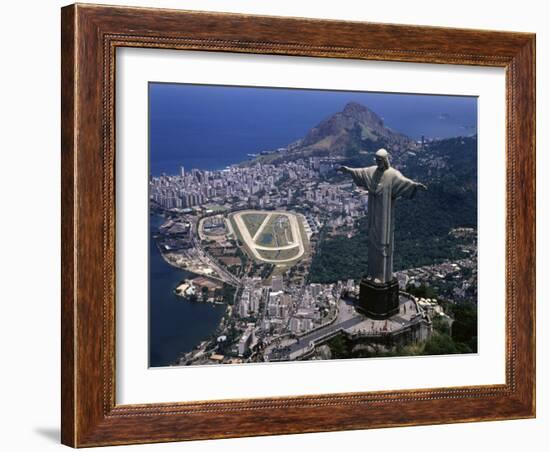 Christ the Redeemer Statue Rio de Janeiro Brazil-null-Framed Photographic Print