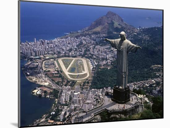 Christ the Redeemer Statue Rio de Janeiro Brazil-null-Mounted Photographic Print