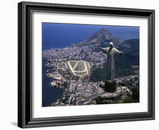 Christ the Redeemer Statue Rio de Janeiro Brazil-null-Framed Photographic Print