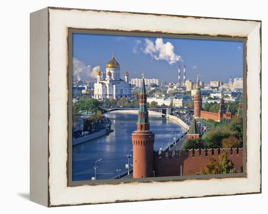 Christ the Saviour Church, Moscow, Russia-Peter Adams-Framed Premier Image Canvas