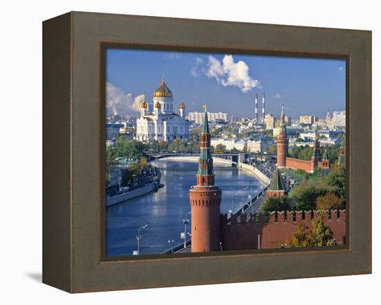 Christ the Saviour Church, Moscow, Russia-Peter Adams-Framed Premier Image Canvas