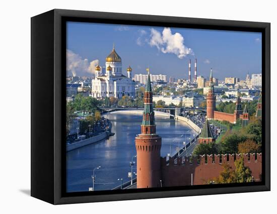 Christ the Saviour Church, Moscow, Russia-Peter Adams-Framed Premier Image Canvas