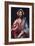 Christ the Saviour-El Greco-Framed Art Print