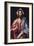 Christ the Saviour-El Greco-Framed Art Print