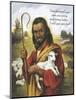 Christ the Shepherd-Bev Lopez-Mounted Art Print