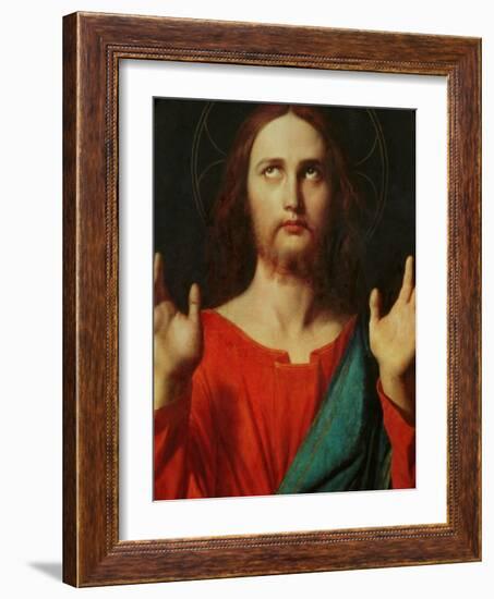 Christ, Tondo-Jean-Auguste-Dominique Ingres-Framed Giclee Print