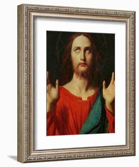 Christ, Tondo-Jean-Auguste-Dominique Ingres-Framed Giclee Print