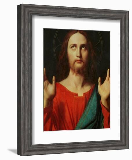Christ, Tondo-Jean-Auguste-Dominique Ingres-Framed Giclee Print