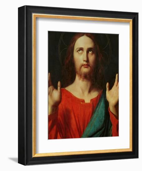 Christ, Tondo-Jean-Auguste-Dominique Ingres-Framed Giclee Print