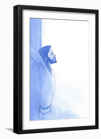 Christ, True Man, Loved His Fellow Men and Women with His Divine Love, in an Infinite Reparation Fo-Elizabeth Wang-Framed Giclee Print