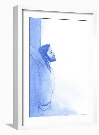 Christ, True Man, Loved His Fellow Men and Women with His Divine Love, in an Infinite Reparation Fo-Elizabeth Wang-Framed Giclee Print