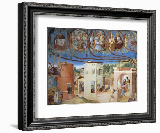 Christ-Vine and Legend of Saint Barbara-Lorenzo Lotto-Framed Giclee Print