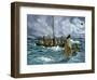 Christ Walking on the Sea of Galilee-null-Framed Giclee Print