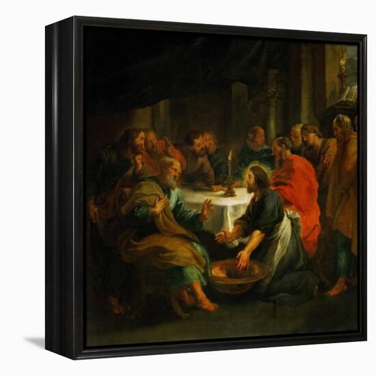 Christ Washing the Apostles' Feet, 1632-Peter Paul Rubens-Framed Premier Image Canvas