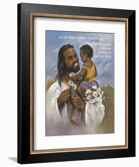 Christ with Child-Bev Lopez-Framed Art Print