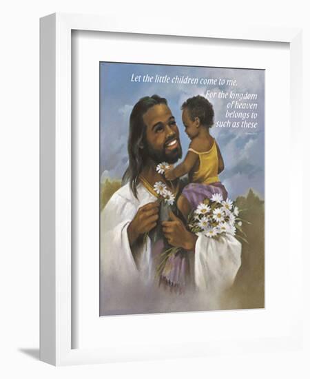 Christ with Child-Bev Lopez-Framed Art Print